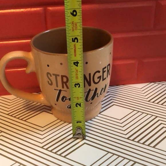 “Stronger Together” Unity & Strength Uplifting Message Ceramic Coffee Tea Mug - Picture 8 of 8